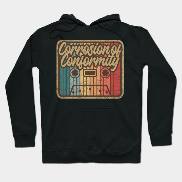 Corrosion of Conformity Vintage Cassette Hoodie by penciltimes